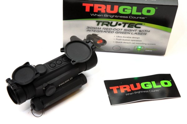 TRUGLO TRU•TEC 30MM RED•DOT SIGHT W/ INTEGRATED LASER