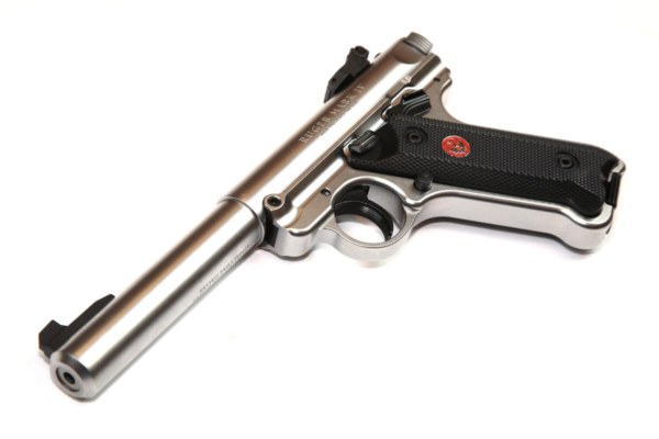 Ruger Mark IV Target Pistole stainless