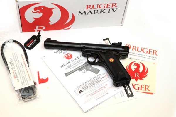 Ruger Mark IV Target Pistole schwarz