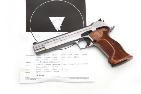 Sig Sauer P210 Super Target 6