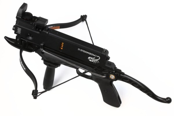 Steambow Stinger - Black Scorpion - 6 Schuss Laser Armbrust - Magnum