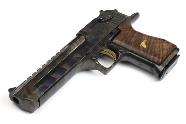 Desert Eagle XIX buntgehärtet Luxus-Holzgriff