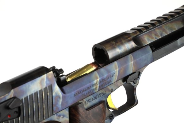 Desert Eagle XIX buntgehärtet Luxus-Holzgriff