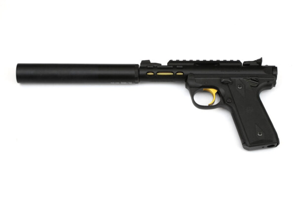 Ruger Mark IV 22/45 LITE Pistole schwarz/gold