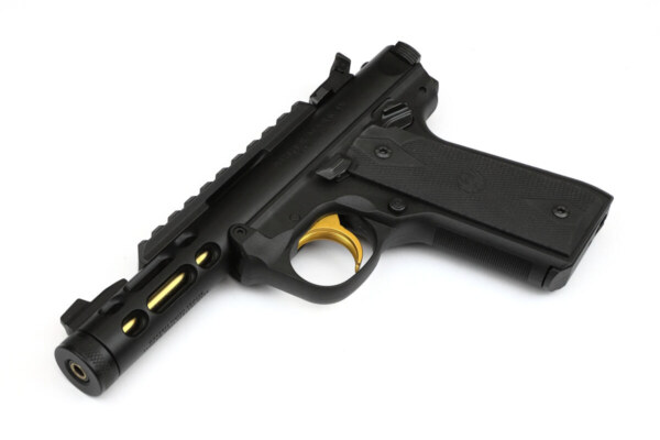 Ruger Mark IV 22/45 LITE Pistole schwarz/gold