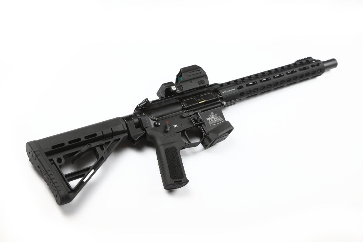 Schmeisser AR15-9 PCC Holzhacker inkl. Falke LE